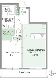 キルシュバオム ハオス【2階】の間取り