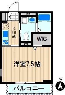 フォーチュンテラス【2階】の間取り