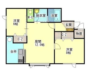 Bee Style【1階】の間取り