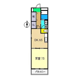 フレグランス西町【3階】の間取り