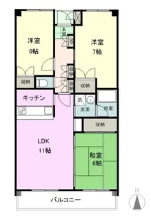 アーバンヴィラ【4階】の間取り