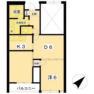 ウイング【3階】の間取り