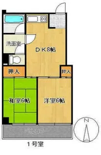 メゾン萩【2階】の間取り