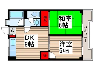 花嶋マンションの間取り