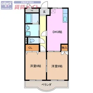 カサグランデ【1階】の間取り