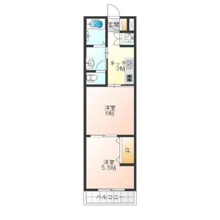 WindBell天下茶屋【1階】の間取り