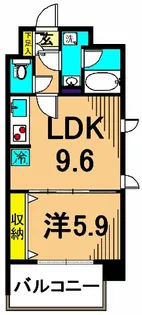 ケンジントンマンション大森WEST【7階】の間取り