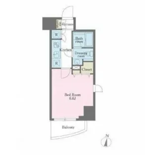 アジールコート西新宿【4階】の間取り