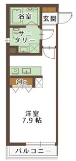 PDミプリアメゾン【3階】の間取り