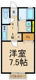 ノースフラッグ【2階】の間取り