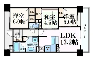 プレサンスロジェ京都二条【2階】の間取り
