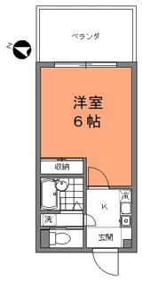 サンライズ壱番館【2階】の間取り