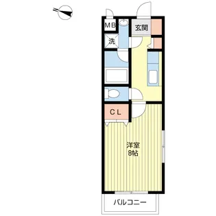 ヴィーゼ【2階】の間取り