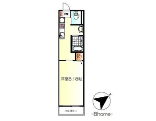 ネクサス広古新開【2階】の間取り