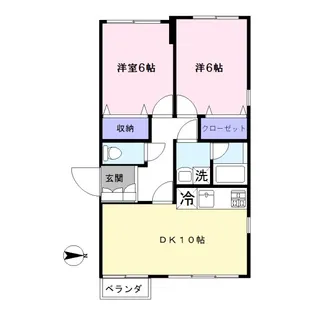 ヴァンヴェール戸村【3階】の間取り