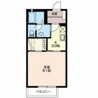 エスポワールSII【2階】の間取り