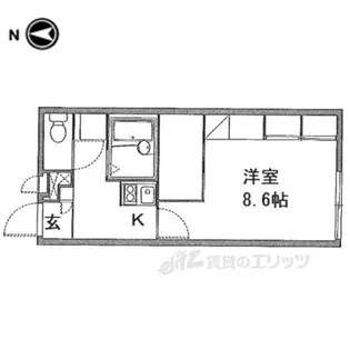 レオパレスプレミール【2階】の間取り