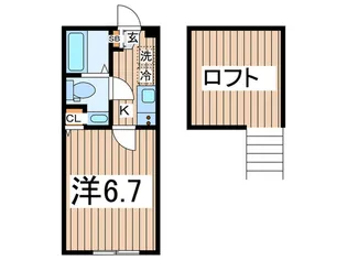 オムニバスハウス東町【1階】の間取り