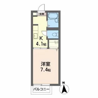 グランメール青葉【2階】の間取り
