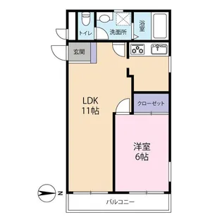 クレートメゾン西浦和【2階】の間取り