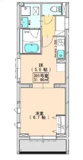 AK hilla【3階】の間取り