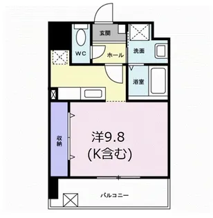 アイ ヒルズ スミヨシ【9階】の間取り
