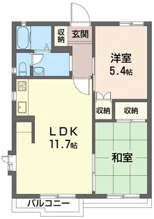 シーアネックス【1階】の間取り