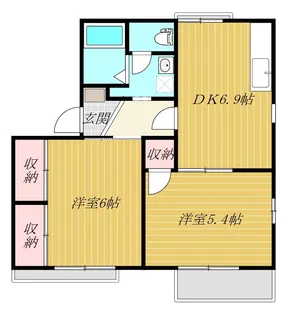 アークハイム【2階】の間取り