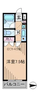 西山ハイツ【2階】の間取り