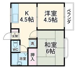 レピュートM【1階】の間取り