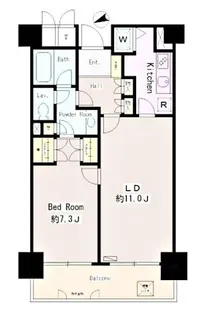 パーク・ノヴァ調布【4階】の間取り