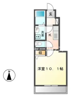 メープルタウン A棟【1階】の間取り
