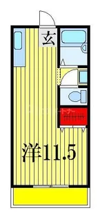 ハイツシャルマン【1階】の間取り