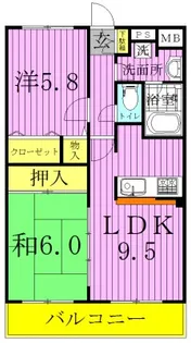 セレブリティーY【3階】の間取り