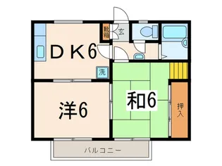 サンシャインヒル【1階】の間取り