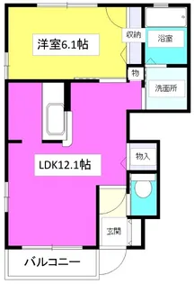 リジェールマレIII【1階】の間取り
