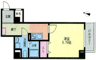アルムET【2階】の間取り