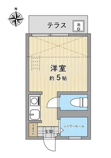 ハウスヤマグチ【1階】の間取り