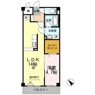 レジデンス緑町【3階】の間取り