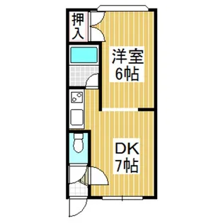 ハイツピーコック【3階】の間取り