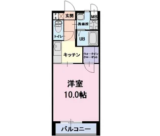 Refuge A【2階】の間取り
