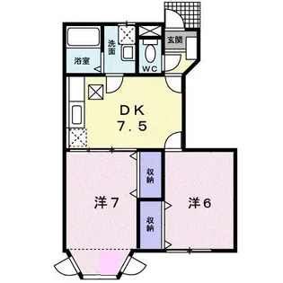 パークヴィラ A【1階】の間取り