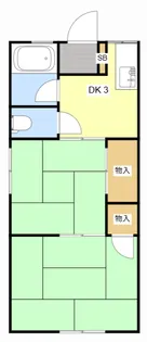 シティハイム石原ハイツIII【1階】の間取り