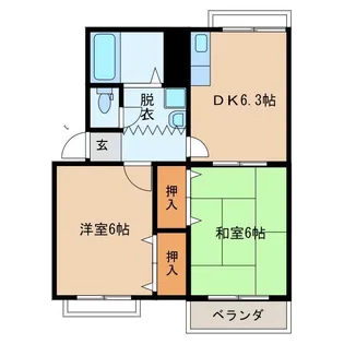 トータルハイム【1階】の間取り