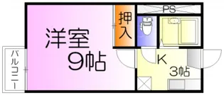 アビタシオン庚午A棟【2階】の間取り