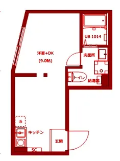 BASE三ツ沢下町【2階】の間取り