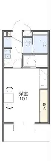 レオパレスアフロディーテ【2階】の間取り
