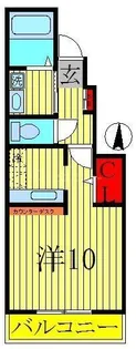ブルー デ コート【1階】の間取り