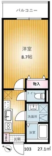 REVENE小倉【1階】の間取り
