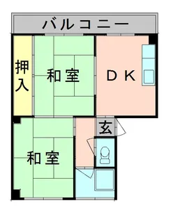 岡山ビル【5階】の間取り